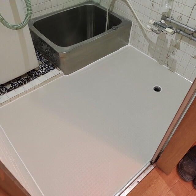 お風呂床シート施工後